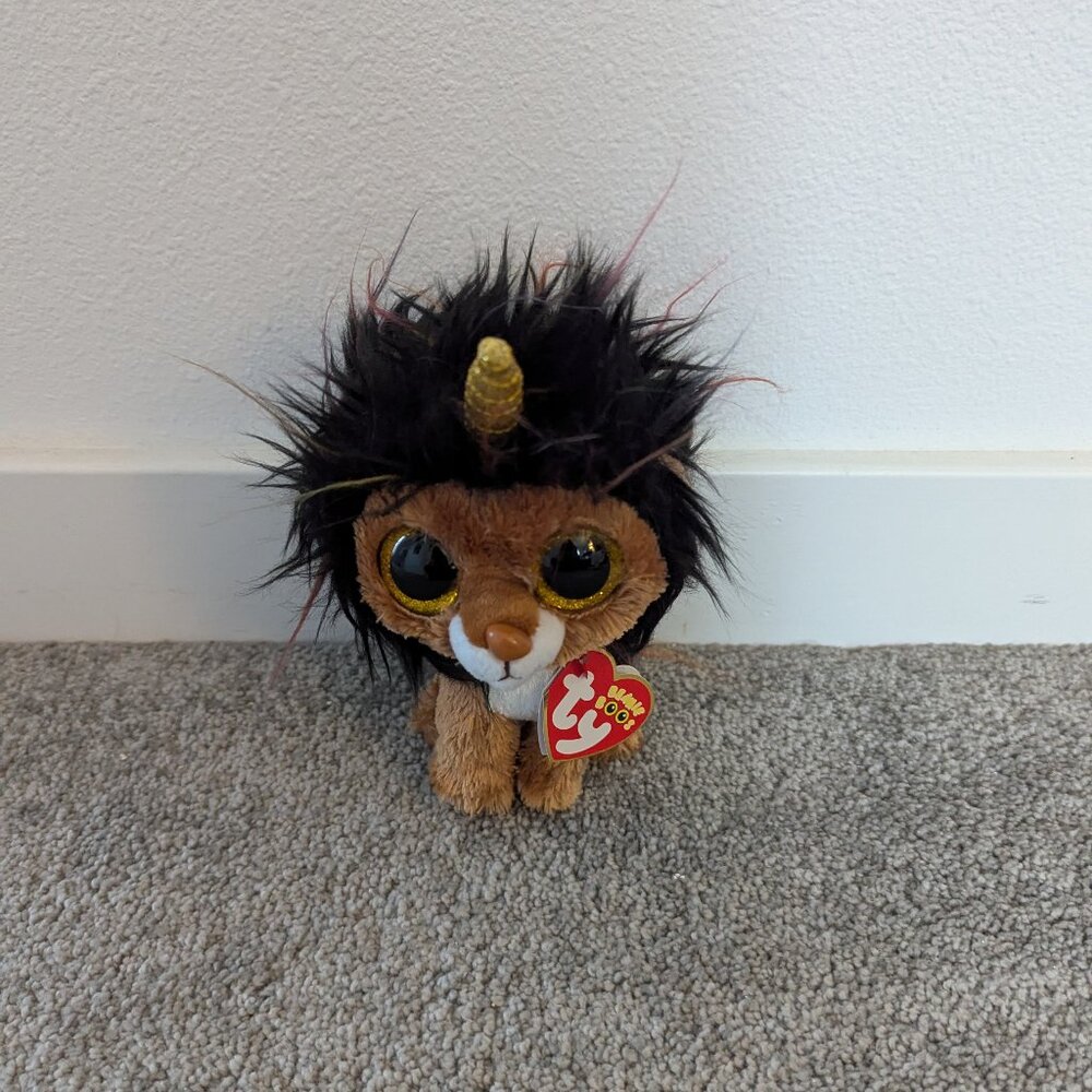 Ty Beanie Boos Ramsey Unicorn